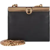Fossil Geldbörse Umhängetasche Penrose Wallet Crossbody Black schwarz