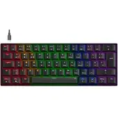 Speedlink ATMOS RGB Rainbow Mechanical 60% Gaming Keyboard with brown switches, black - DE layout