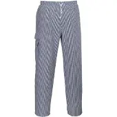 Portwest Herren Kochhose kariert 100% Baumwolle Gr. L