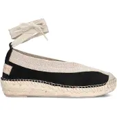 Shabbies Damen Espadrilles Palma - Zwart - Größe 42