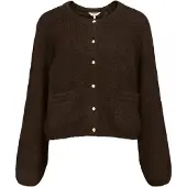 Object Strick Strickjacke Braun S