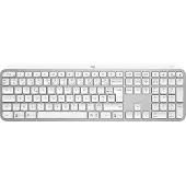 Logitech Master MX Keys S, Kabellos, Bluetooth, Scherenschalter, AZERTY, LED, Grau