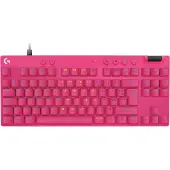 Logitech G PRO X TKL RAPID, Kabelgebunden, USB, Magnetic-mechanical key switch, AZERTY, LED, Pink