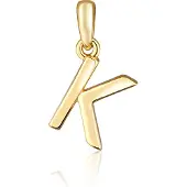 JVD Minimalist gold-plated letter "K" pendant SVLP0948XH2GO0K