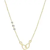 Brosway Stylish Gold Plated Infinity Ribbon Necklace BBN10