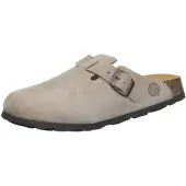 Brinkmann Nerpio Clogs Weiches Nubukleder, Gepolstertes Fußbett, Mit Markenlogo auf der Seite