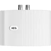 AEG Klein-Durchlauferhitzer "MTE 650 f. Handwaschbecken, 6,5 kW, o. Stecker", Festanschluss 230V, elektronisch, druckfest + drucklos