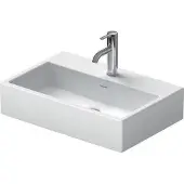 Duravit Möbelwaschtisch Comp geschli. Vero Air 60x40cm, m HL, HLB, ohne Überlauf, weiß
