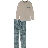 Schiesser Pyjama in Beige - 56
