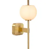 Lucide ELDA – Wandleuchte für das Badezimmer – 1x G9 – IP44 – Mattgold / Messing