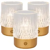 Lucide Lily LED-Akkuleuchte 3er Set-Messing
