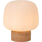 Lucide Japandi-Tischlampe Anston Opal