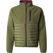 s.Oliver Outdoorjacke , Herren, Gr. L, grün (dk grün), Web, Obermaterial: 100% Polyester, unifarben, regular fit normal, ohne Ausschnitt, elastischer Bund, Jacken Outdoorjacke, mit Logo Stickerei