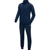 Jako Trainingsanzug Polyester Classico (Jacke und Hose, 100% Polyester) marineblau Herren