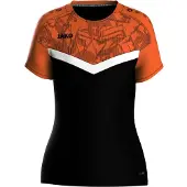 Jako T-Shirt Iconic 40 schwarz/neonorange
