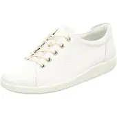 Ecco Soft 2.0 Veterschoenen Laag - Wit - Maat 40