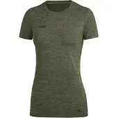 Jako Damen T-Shirt Premium Basics 6129-28 38 - khaki meliert - 38