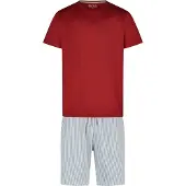 Phil&Co. Pyjama Shorty in rot-streifen | Gr.: XL