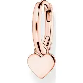 Thomas Sabo Einzel Creole mit Herz Anhänger Roségold