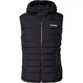 Napapijri A-Gesar V Herren Stepp-Weste wattierte Puffer-Weste mit seitlichen Eingriffstaschen NP0A88U49411 Schwarz