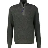 Lerros Strickpullover mit Troyer-Reißverschluss, Stehkragen