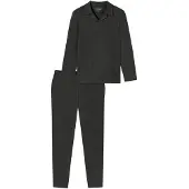 Schiesser Pyjama Selected Premium Warming in dunkelgrau-mel. | Gr.: 58