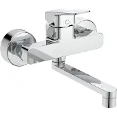 Ideal standard Einhebel-Wand-Küchenarmatur CERAPLAN Auslauf 160mm, schwenkbar chrom chrom