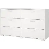Ebuy24 Sofia Kommode 6 Schubladen weiß.