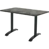 Restootab Tisch 160 x 80 cm – Bazila-Metallic-Stein