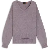 BOSS für Damen. 50550464 Rosa Fondyssa-Pullover (S), Lässig, Polyamid
