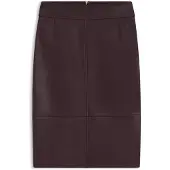 BOSS Slim-Fit Bleistiftrock aus Glattleder Grösse 40