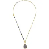 Leonardo 025598 Damen-Halskette Set Charlene 50 cm Clip & Mix Goldfarben