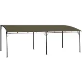 The Living Store Garten-Sonnenschutz 6x3x2,55 m Taupe