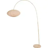 Lucide Lichtbogenlampe Corina Sandbraun