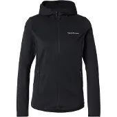 Peak Performance Damen Kapuzensweat W Light Zip Hood-BLACK