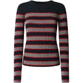 Pepe Jeans für Damen. PL7000006 Clarisse Pullover navy (M), Lässig, Viskose, Marine