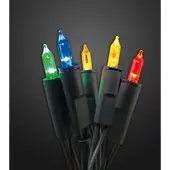 Hellum LED Lichterkette bunt 35 Kerzen Deko Innen Party Beleuchtung Terasse Balkon IP20