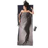 Cocoon Travelsheet, Schlafsack, tuareg/elefantengrau