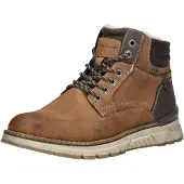 Tom Tailor Schnürstiefel Braun