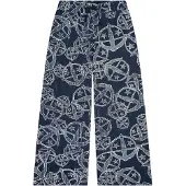 Schiesser Pyjamahose "Mix + Relax" seitliche Taschen, weites Bein, Baumwolle, Bindekordel