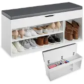 TecTake - Schuhbank Natalya weiß SKU: 403623