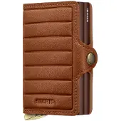 Secrid Portmonnaie Twinwallet+ Emboss Lines Cognac