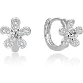 Beneto Charming round earrings with zircons AGUC2732