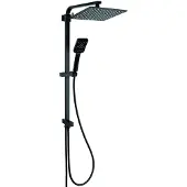 Novaservis Duschsets - Brausegarnitur ohne Armatur, 2 Strahlarten, schwarz matt SET033,5