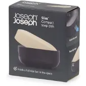 Joseph Joseph Seifenschale Slim Compact Soap Dish Schwarz