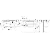 Laufen H8133027581041 Wt Ino 450X900X145