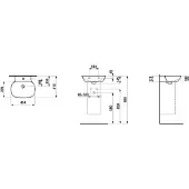 Laufen H8153017581121 Hwb Ino 450X410X145