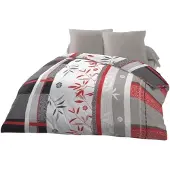 HOME LINGE PASSION Bettbezug-Set SHIZUOKA Blau King size 3 Stücke