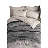L'essentiel Maison , Begonvilla- EPJ6441, Grau, Bettdecken, 65% Baumwolle / 35% Polyester