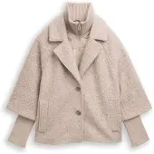 Tom Tailor 1046602 Boucle Jacke Beige 3XL Frau Beige 3XL